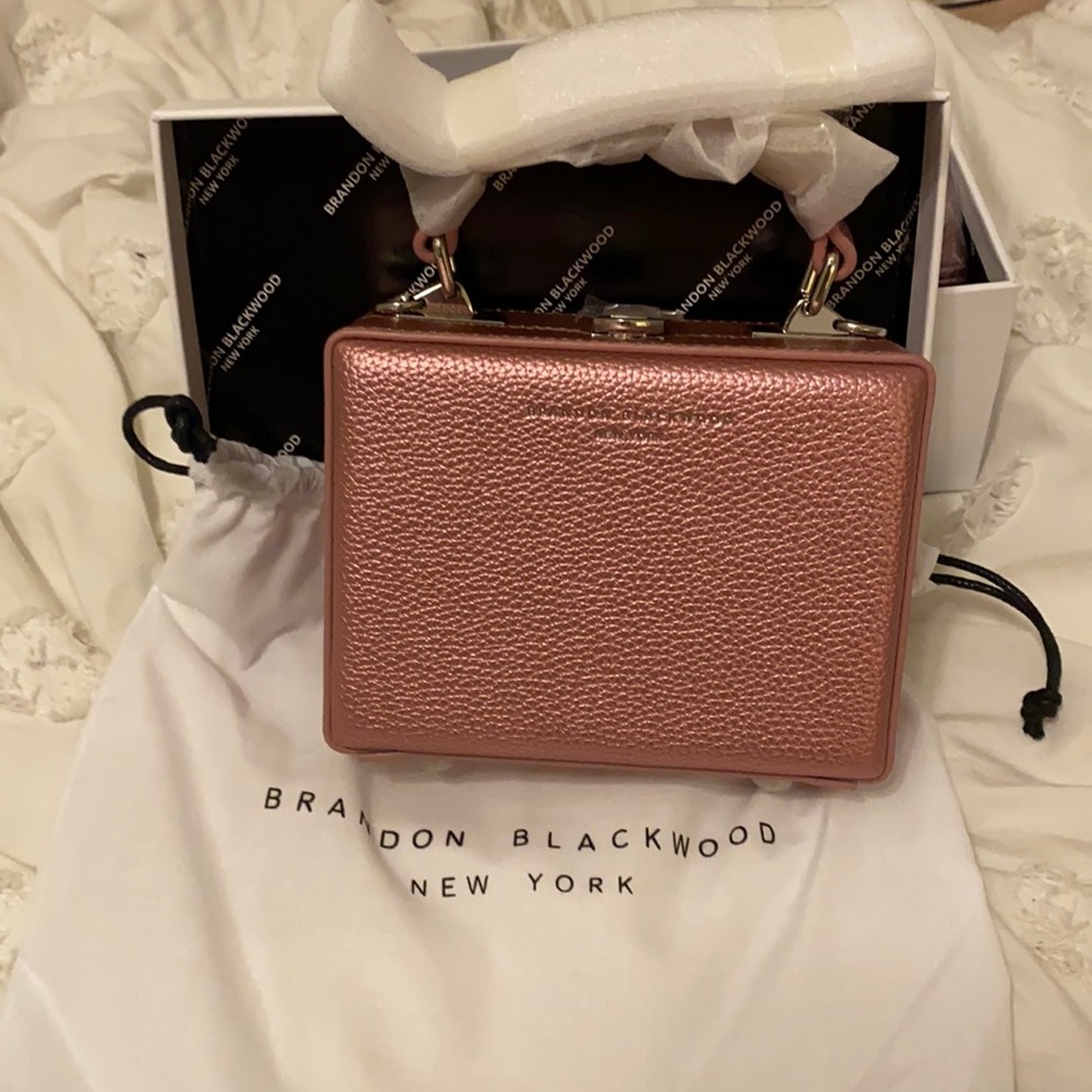 Brandon Blackwood mini Kendrick metallic pink